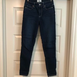 PAIGE dark blue skinny jeans